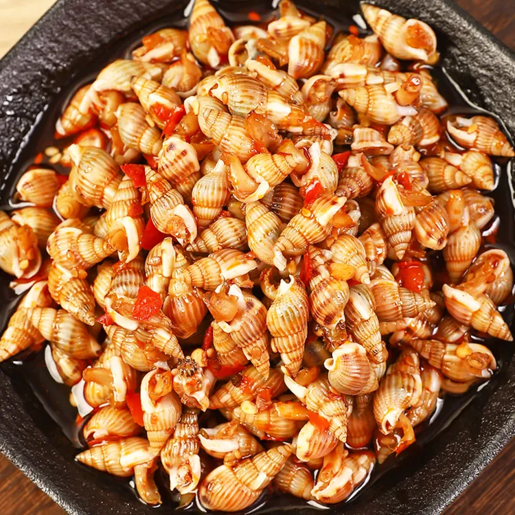 东港特产即食海螺丝海瓜子中小号香辣海锥新鲜海鲜300g下酒菜熟食