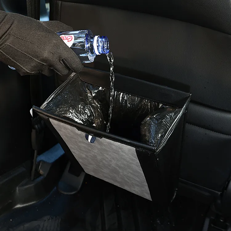 车载垃圾桶可折叠汽车内用车挂式收纳垃圾袋创意后排收纳桶磁吸式