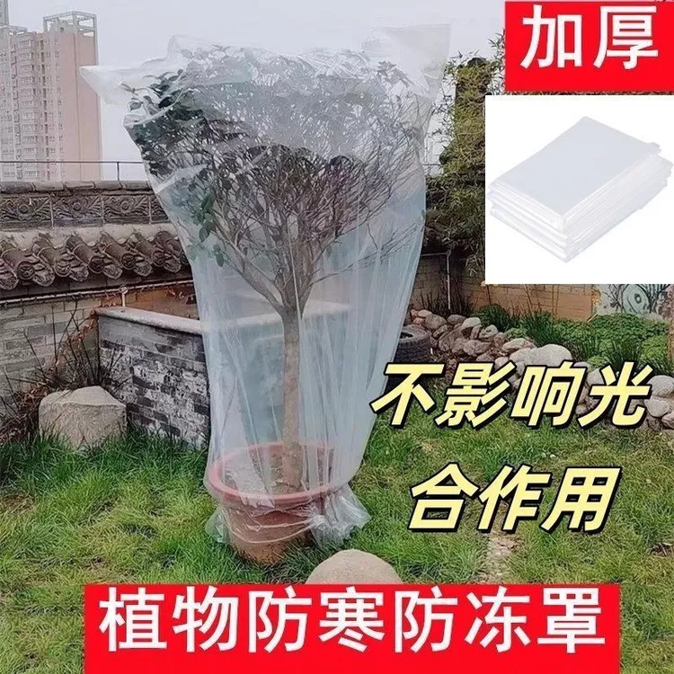 透明植物防寒罩果树花卉盆栽过冬防冻防雨防尘保护罩