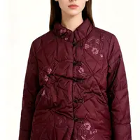 11290-中老年妈妈冬装羽绒服女奶奶装外套加厚短款老人保暖衣服