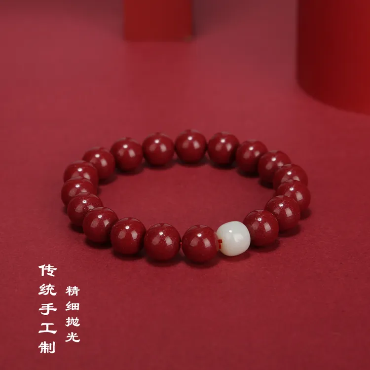 天然辰砂朱砂手串高含量朱砂手串高含量朱砂手串高含量