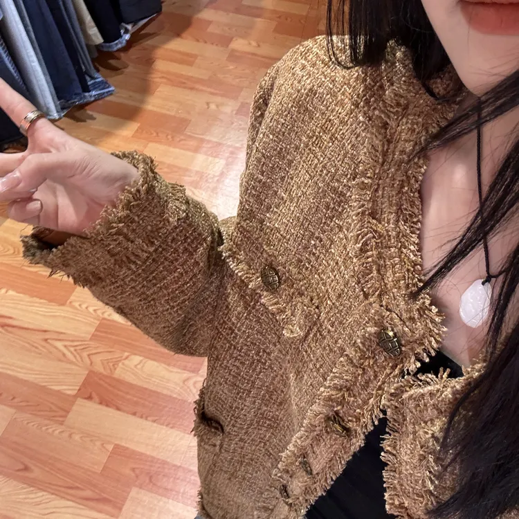 金色小香风外套子
