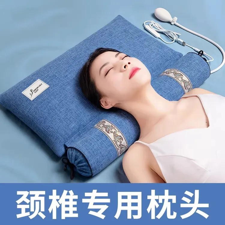 十二味中草本充气枕多功能电加热护理电器热敷肩颈护颈保健护具商品图