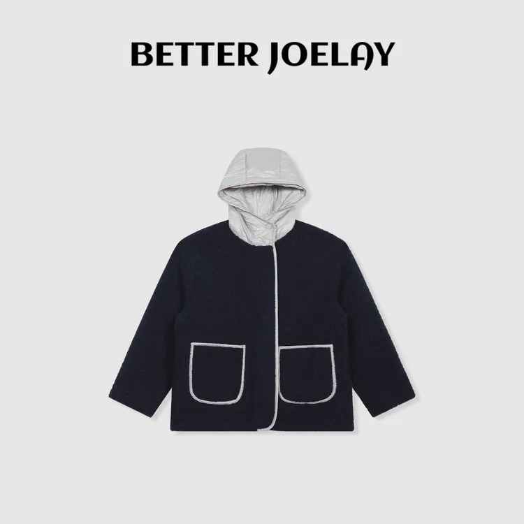 BETTER JOELY -【情绪星星】时尚外套宽松短款韩版百搭通勤风GG0349