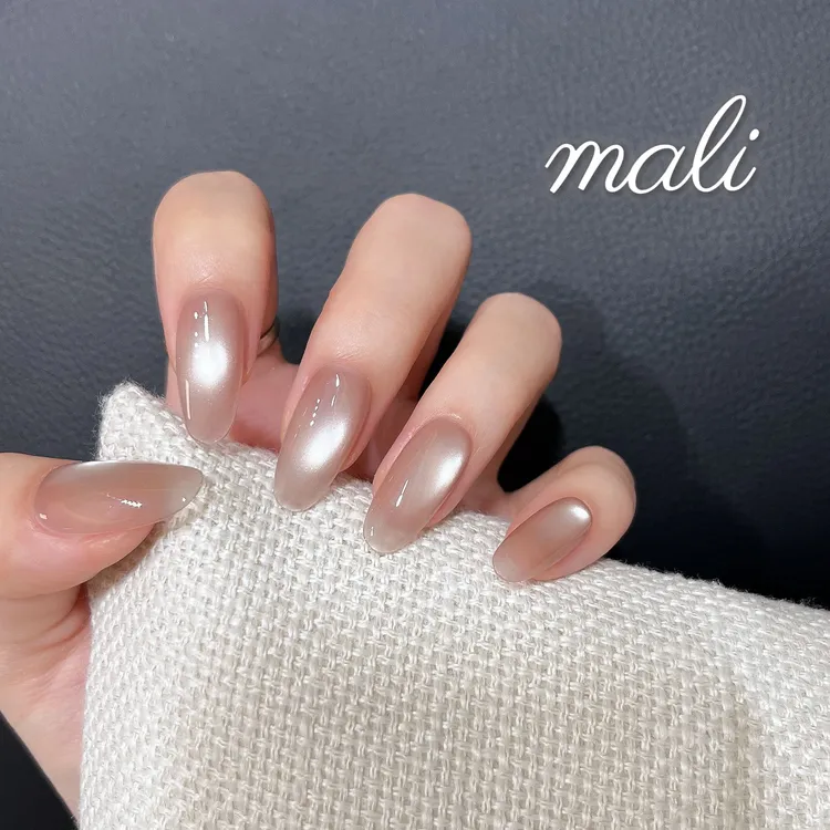 【水光猫眼】极致猫眼-纯手工穿戴甲-多种颜色可选显白白百搭美甲