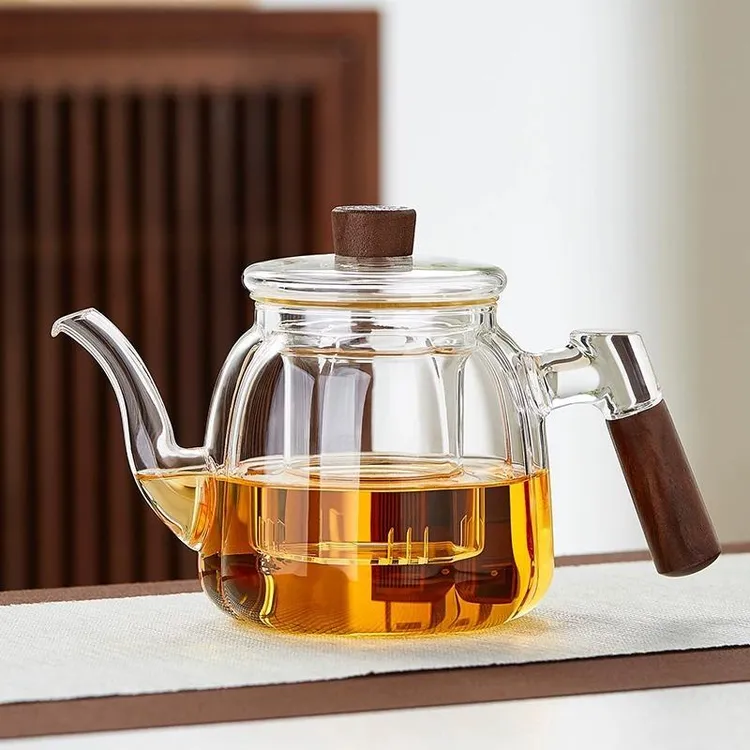 高硼硅玻璃茶壶泡茶家用电陶炉煮茶器耐高温红花茶壶玻璃煮茶炉