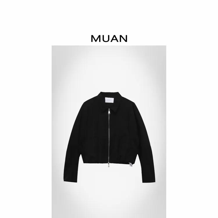 木岸MUAN:《张扬外套》定制斗篷式高级简约百搭上衣女CQ-YJ-23375