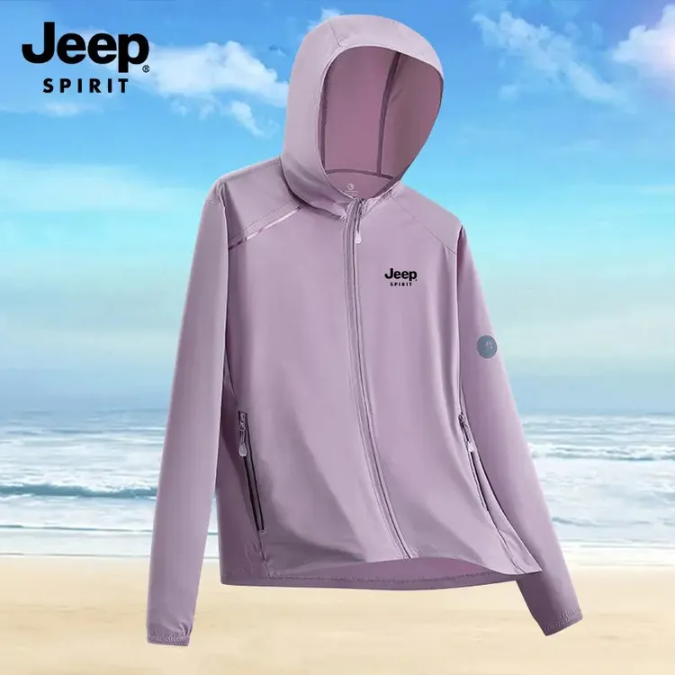 JEEP SPIRIT吉普凉感防晒衣男女冰丝户外防紫外线超薄透气19