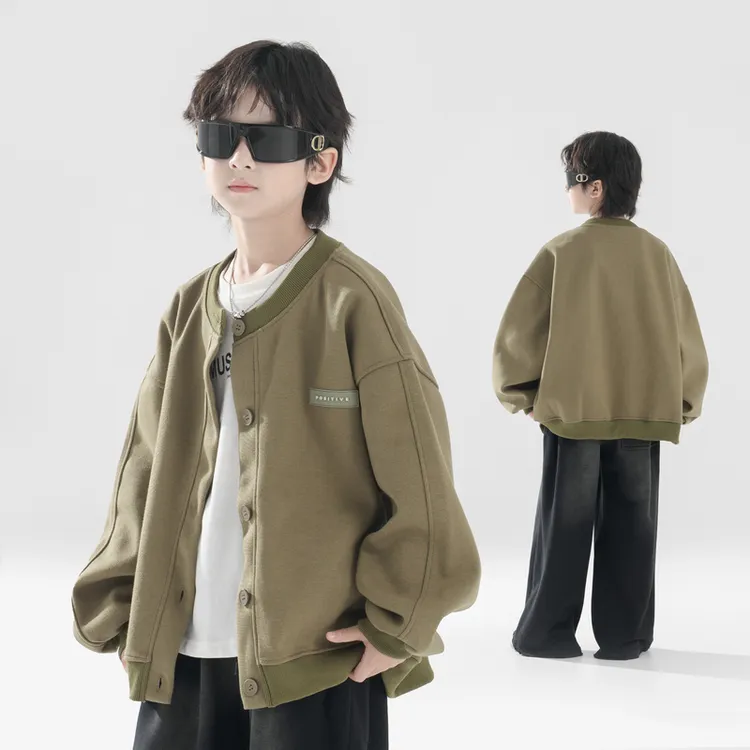 男童外套儿童秋装外衣春秋款开衫中大童装运动休闲上衣洋气百搭