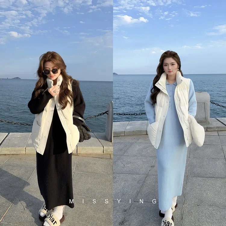 应小姐【周末序章】微胖大码秋冬显瘦洋气时尚气质温柔针织连衣裙