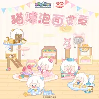 喜羊羊与灰太狼猫咪泡面徽章羊羊可爱吧唧