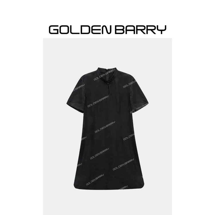 GOLDENBARRY|301281“夜昙凝香”气质精致短款旗袍