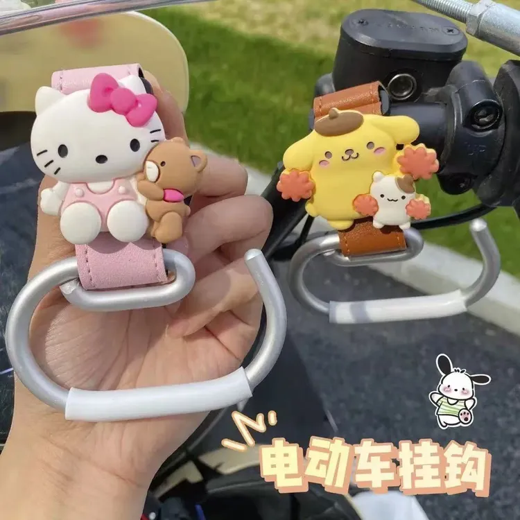 电动车挂钩前置通用可爱置物神器电瓶车强力承重挂包挂物钩装专用