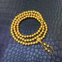合金手链 【108颗磨砂佛珠链】