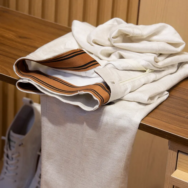 秋日救星系列！老钱风天丝料男男士老钱风磨毛卫裤