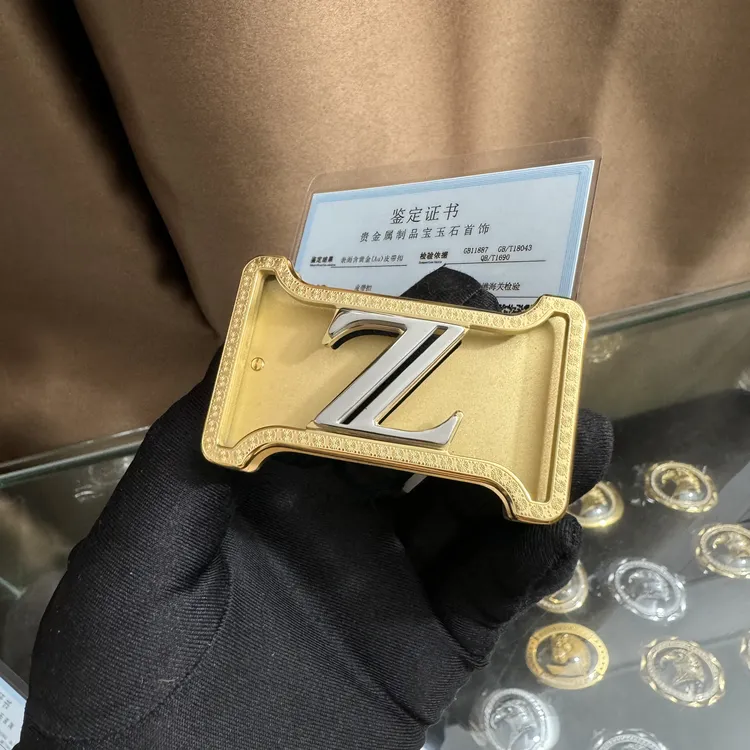 新款皮带扣头Z字母盒子扣3.8男士腰带扣替换扣配件无皮板扣卡扣