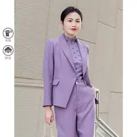【小余专属】秋季气质通勤纯色简约女式西服外套GC116091