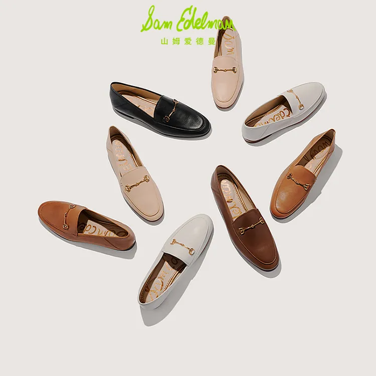 明星同款SAM EDELMAN山姆爱德曼琥珀流光乐福皮鞋单鞋女LORAINE