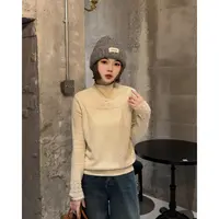 MY【烫钻钩花】100%全羊毛冬季新款设计感烫钻镂空钩花半高领针织衫