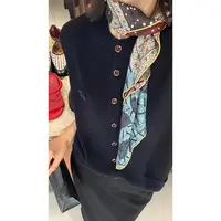 《有钱花背心》96207高领羊毛衫百搭无袖打底衫女装休闲