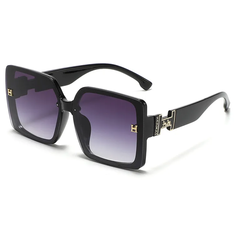 GUOLAN/国蓝时尚气质网红女款方框大框显脸小防紫外线太阳镜