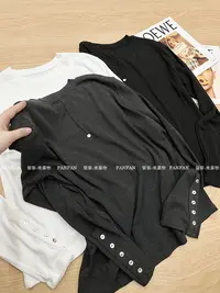 【贝母袖口】糯感百搭！好看软糯亲肤韩版时尚长袖内搭打底衫女秋冬