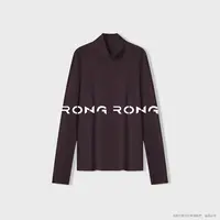 溶溶【星暖暗紫】RONGRONG绵羊毛莱赛尔自发热简约风打底衫2502H606