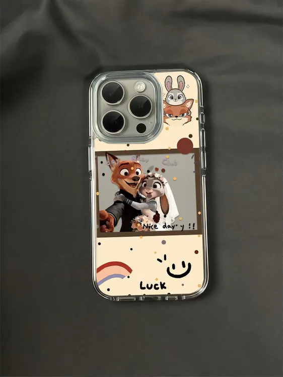 朱迪尼克适用苹果17pro小米oppovivo情侣手机壳华为iPhone16卡通