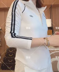 雪姐服饰「olo拉链帽衫」半拉链连帽长袖显瘦百搭T恤运动上衣