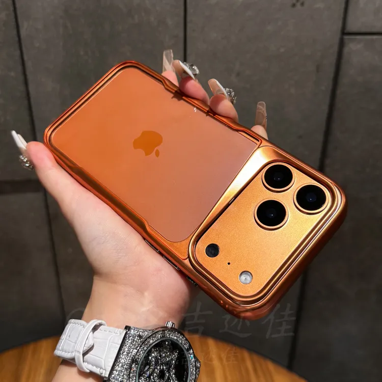 适用苹果17promax护甲小蛮腰透明防摔手机壳全包iphone17简约硬壳