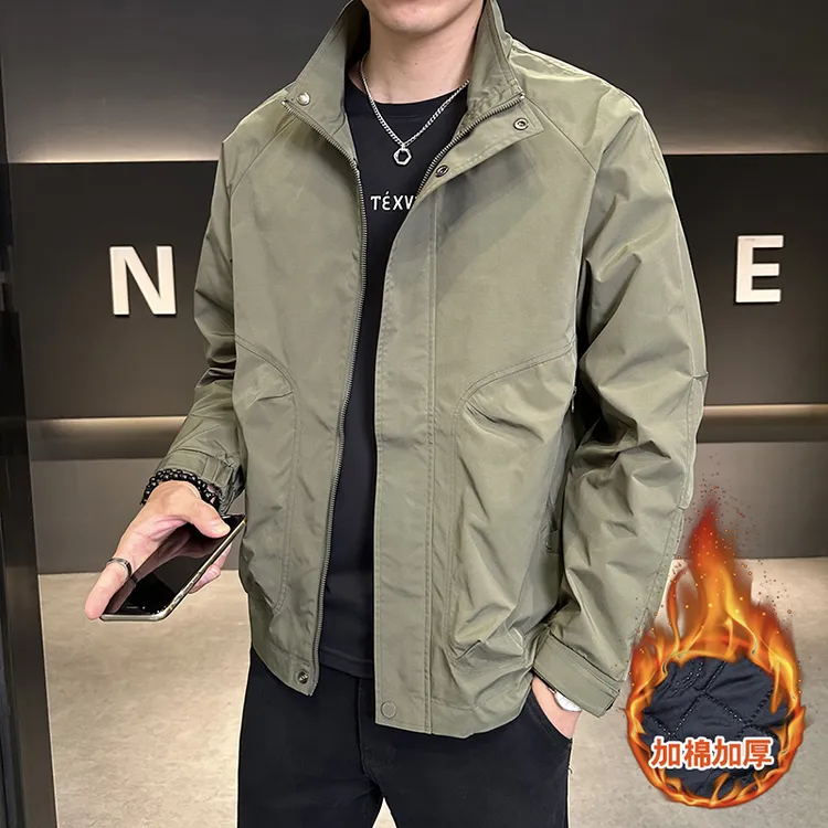 TUCANO/啄木鳥时尚帅气简约立领夹克男秋冬加棉百搭潮流休闲外套