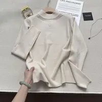 【心愿】怎么穿都好看！！品牌订单~中领打底气质温柔针织衫Y8427