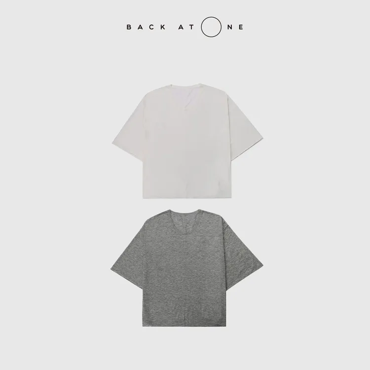 BackAtOne“简逸”时尚休闲百搭廓形空气羊毛针织衫 BFF-1AB373H-K