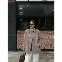 【米兰故事】“毛毛外套”高品毛茸感慵懒毛绒百搭中长款外套25188