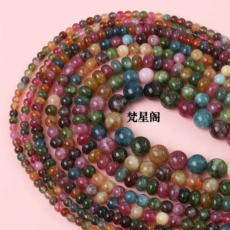 彩碧老矿散珠手串串珠饰品手链时尚百搭款情侣简约ins