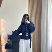 女士衬衫 【100%进口亚麻】气质高级感长袖（8252179）