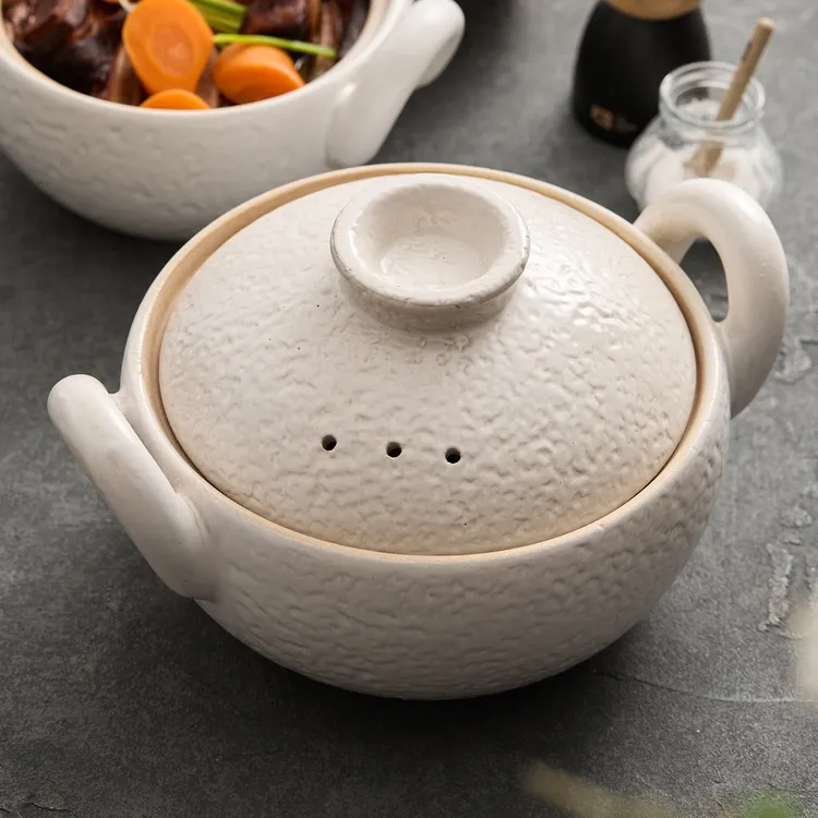 德化砂锅2025新款明火直烧耐高温干烧不裂家用煲仔饭砂锅炖菜炖锅