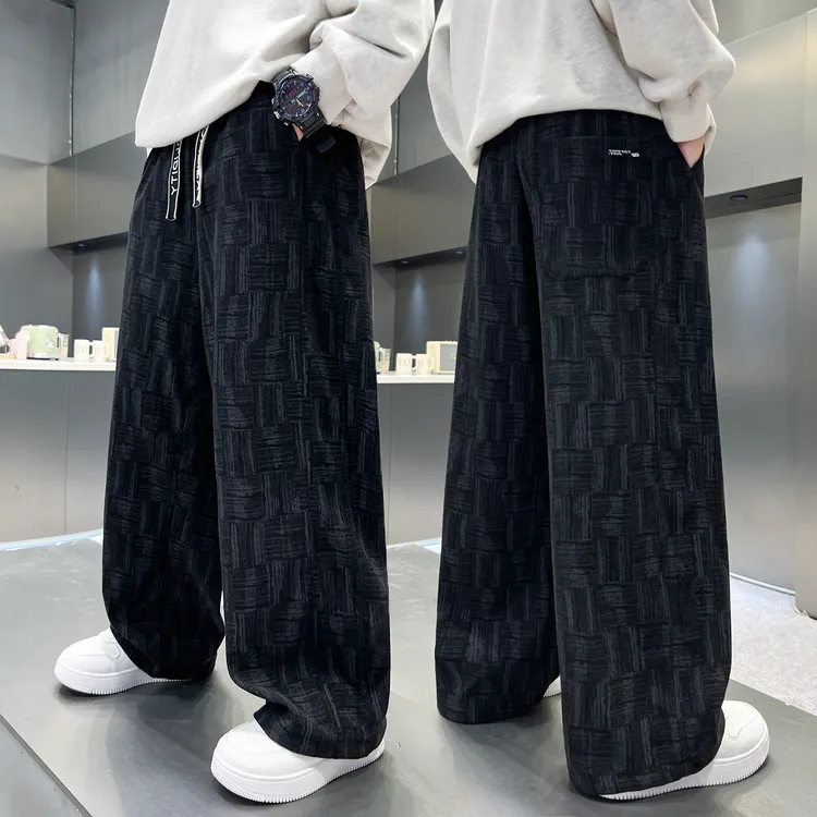 男童裤子春秋儿童休闲长裤男孩2025新款中大童秋装宽松运动裤潮酷
