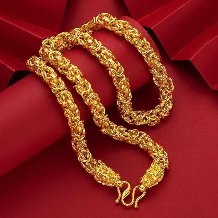 合金项链 龙骨项链男士时尚经典百搭潮流大气个性霸气不掉色