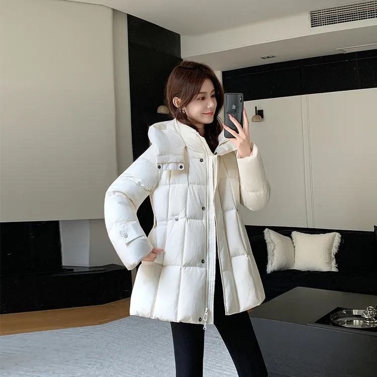 2025年冬季新款棉服女韩版收腰显瘦小个子棉衣时尚宽松棉袄外套女