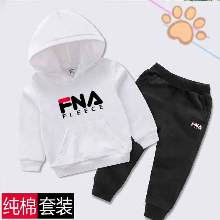 裴乐官新款菲乐儿童套装男童连帽有口袋2025新款卫衣女童装运动衣