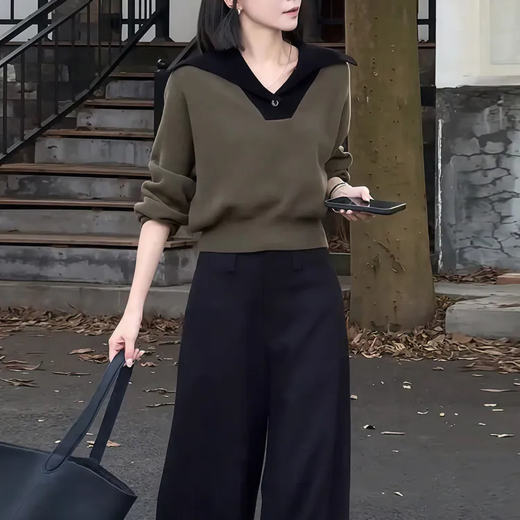 独特超好看单穿卫衣女新款2025爆款时尚洋气宽松显瘦百搭上衣秋季