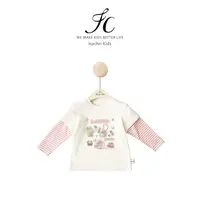 晶晶家【拉布布】妈妈/时尚假两件儿童长袖T恤亲子秋款女上衣IS787