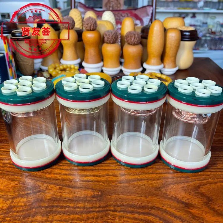 鸣韵蝈蝈叫罐60直径七孔蝈蝈罐有机玻璃鸣虫虫具蝈蝈叫罐高103