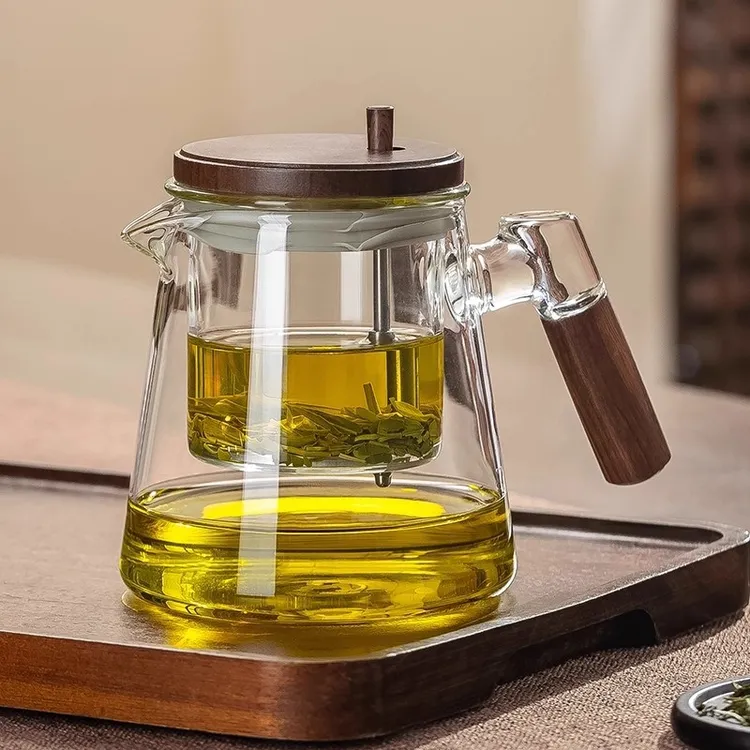 直销 玻璃茶水分离飘逸杯泡茶壶过滤茶杯 家用功夫