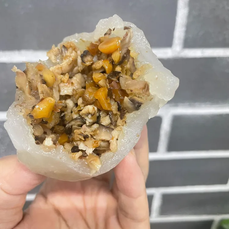 水晶菜脯粿潮汕手工桃粿菜脯粄早餐点心下午茶