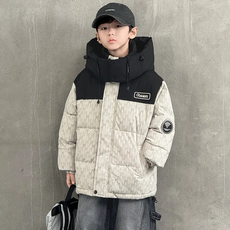 男童冬装加厚羽绒棉服外套2025新款中大儿童棉袄冬季男孩保暖棉衣