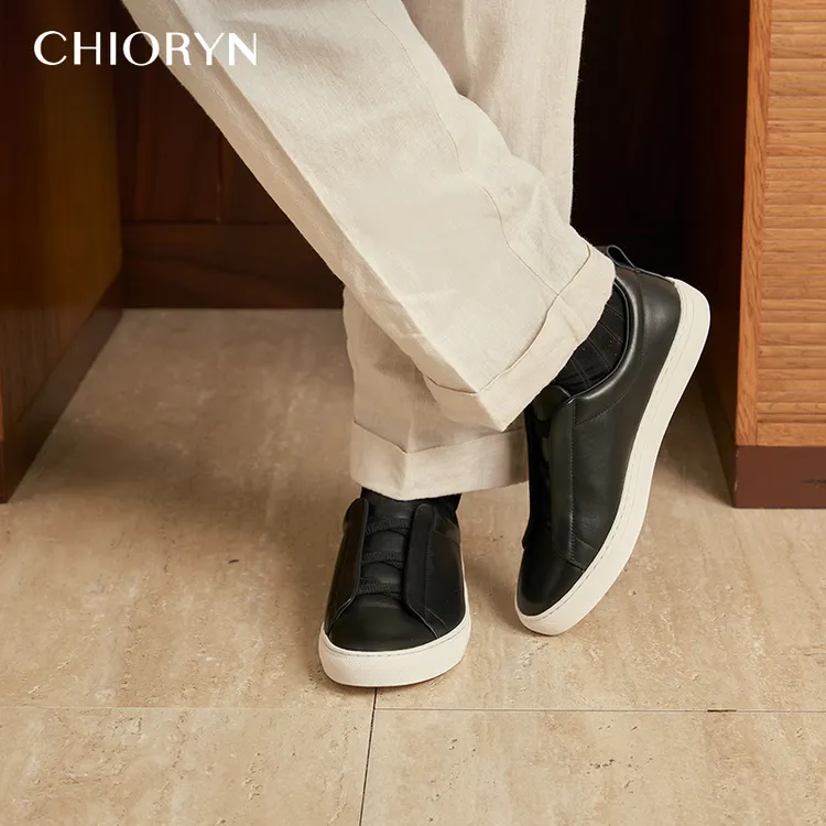 CHIORYN【意大利小牛】顶奢Triple Stitch一脚蹬休闲奢品板鞋商品图