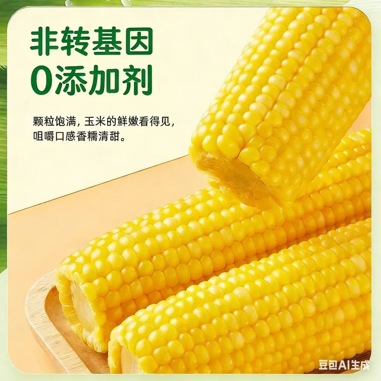 【试吃2根】内蒙古黄糯玉米甜糯2026年新鲜大棒苞米8根X300g5斤003