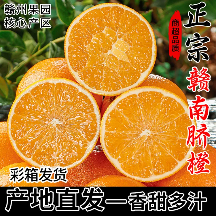 【赣南脐橙】正宗江西赣南脐橙直发手剥赣州橙子新鲜农家鲜甜橙水果